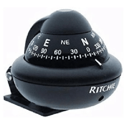 Brújula Magnética RitchieSport Compass color negro / 2 Pulgadas (51 mm) Dial Directo / Alta Visibilidad / Iluminación Nocturn