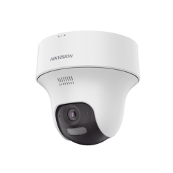 Turret PT IP 4 Megapixel / Lente 2.8 mm / Dual Light (20 mts IR + 15 mts Luz Blanca) / Wi-Fi / IP54 / dWDR / H.265 / Audio Bidir