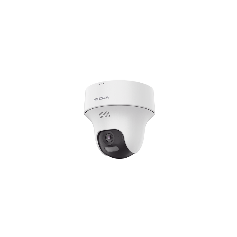 Turret PT IP 4 Megapixel / Lente 2.8 mm / Dual Light (20 mts IR + 15 mts Luz Blanca) / Wi-Fi / IP54 / dWDR / H.265 / Audio Bidir
