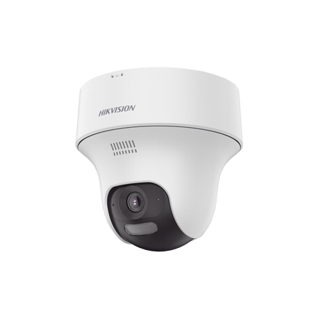 Turret PT IP 4 Megapixel / Lente 2.8 mm / Dual Light (20 mts IR + 15 mts Luz Blanca) / Wi-Fi / IP54 / dWDR / H.265 / Audio Bidir