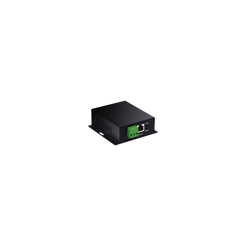 Convertidor PoE Industrial / Entrada PoE 802.3 af/at / Salida PoE pasivo 24V / Conexión plug and play / Alcance de hasta 100 me