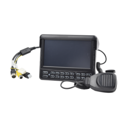 Panel de Control Dáctilar Multifuncional con Monitor de 7" / Soporta Audio de Dos Vías / Compatible con DVR´s Móviles XMR Ep