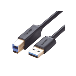 Cable USB-A 3.0 macho a USB-B macho / Ideal para Impresora, Escáner, Pianos, Barras de sonido, etc. / Plug & Play / Compatibili