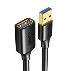 Cable Extensor USB 3.0 / 3 Metros / Macho-Hembra / 5 Gbps / Ultra Durabilidad / Núcleo de cobre estañado 28/22 AWG / Blindaje 