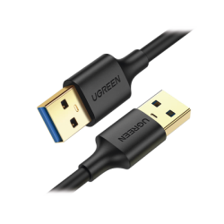Cable USB-A 3.0 a USB-A 3.0 / 1 Metro / Macho a Macho / Conector Niquelado / Núcleo de Cobre Estañado / Blindaje Múltiple / V