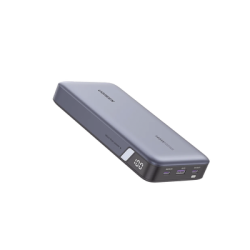 Power Bank de 25000mAh | 3 Salidas 145W Max. | USB-A + 2 USB-C | PD 3.0, QC3.0 | FCP | SCP | Pantalla Inteligente | Carcasa Igni