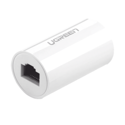 Acoplador y Protector (Extensor de Cable Ethernet RJ45) | 1000Mbps | Compatibilidad con Cat7/Cat6/Cat5e | Compatible con POE | I