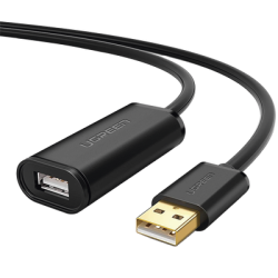 Cable de Extensión Activo USB 2.0 / 30 Metros / Macho-Hembra / Booster individual FE1.1S incorporado / Velocidad de hasta 480 M