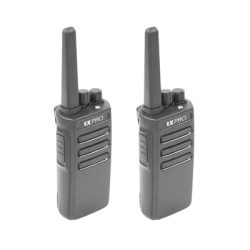 Par Radios Portátiles Analógicos VHF 136-174 MHz / 5W / 16 Canales / Scrambler / Preconfigurados