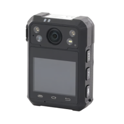 Body Camera Portátil / Grabación a 1920 × 1080p / Pantalla Frontal 1.77" TFT / Conexión Remota 4G / WiFi / GPS / Fotos de Ha