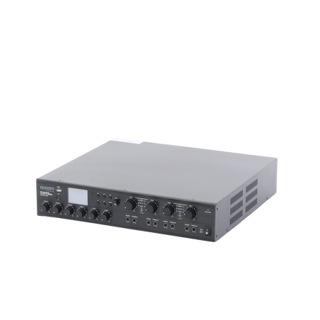 Amplificador Mezclador Matricial | 4 zonas | 240w por canal | 6 entradas | Receptor de medios