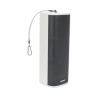 Bocina (Altavoz IP) | Tipo Columna | 60 Watts | Exterior IP66 | Entrada de alarma | Voceo en tiempo real | Calendarización de a