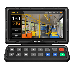 Panel de control dáctilar multifuncional con monitor de 7" para MDVR móvil Streamax