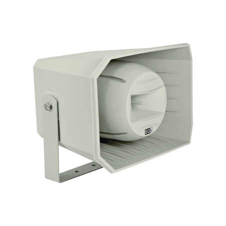 Bocina HiFi PoE Ethernet IP, de 2 vias 30W, grado de protección IP66 Gris Claro