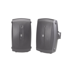 Altavoces de Montaje en Superficie de 2 vias | Woofer 5 in, Tweeter 0.5 in | Semi-Exterior, 6 ohms | Par Color Negro