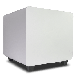 Subwoofer Activo de 10in | Diseño Down-Firing | 300W RMS | Recinto Sellado | Acabado Blanco