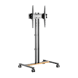 Soporte Móvil para Pantalla | Compatibilidad VESA 200x200 hasta 600x400 / Ruedas con Frenos / Ajuste de Altura y Ángulo / Sopo