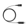 Jabra Link 230 adaptador USB a QD, para diademas BIZ1500, BIZ2300 y BIZ2400 (230-09)