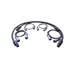 Kit de Cables de Interconexión para Paneles LED de Exterior / Datos y Corriente / Compatible con Familia CD-1AAB y CD-2APA