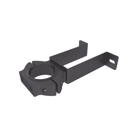 Soporte de pared con abrazadera para poste