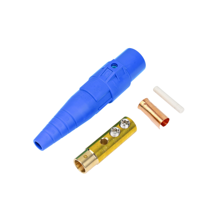 Conector camlock 400 AMPERES HEMBRA COLOR AZUL