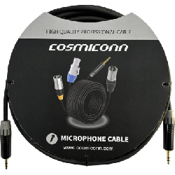 Cable 3.5mm a 3.5mm, conectores color negro MTP3C-BG, length 5m