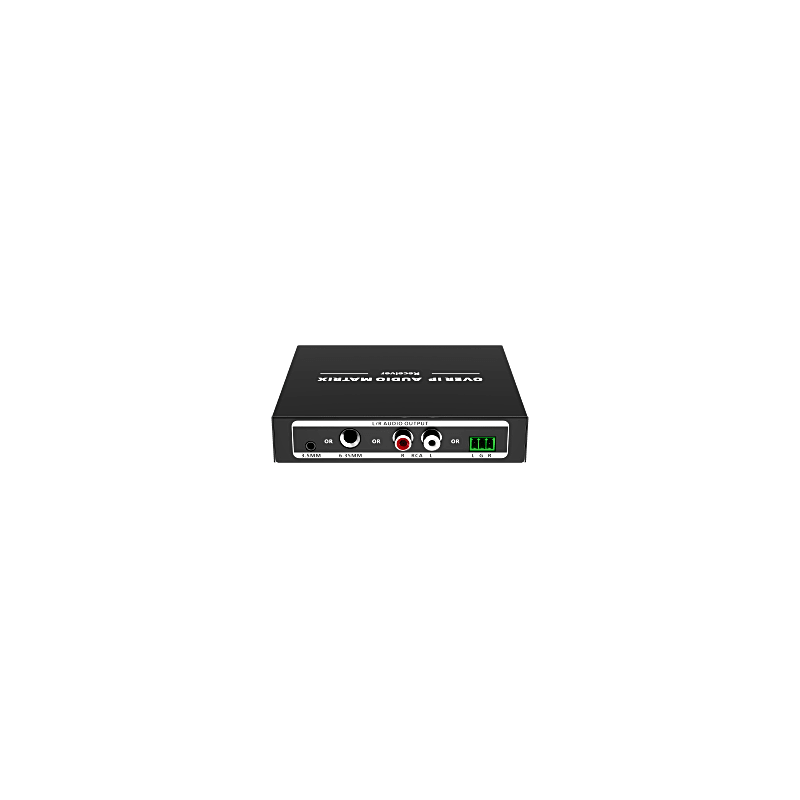 Extensor de Audio sobre IP | PCM 2.0 | 120 m | Matriz Flexible 1 a 1 / 1 a N / N a N | Interfaces Profesionales | Protección ES