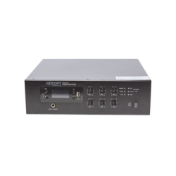 Mini Amplificador de Audio Mezclador | 120W RMS | Sistema 70/100V | MP3 | Tuner | Bluetooth | Musica ambiental y Voceo