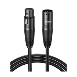 Cable para Micrófono XLR Tipo Canon Macho a Hembra | 15 Metros | Plug & Play | Anti interferencias | Triple Blindaje | Alta Cal