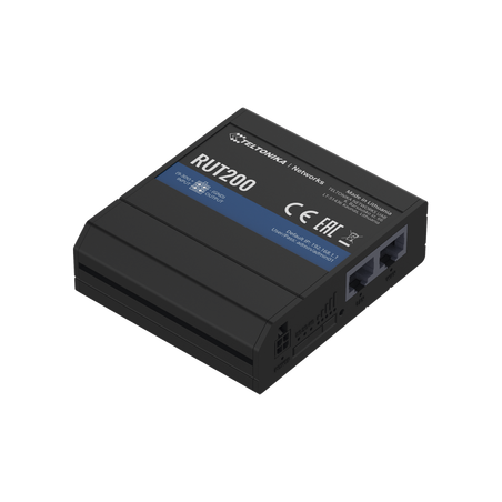 Router Industrial LTE 4G / 150 Mbps Cat 4 / 2 Puertos Ethernet / WiFi 2.4 GHz / Montaje DIN / -40°C a 75°C