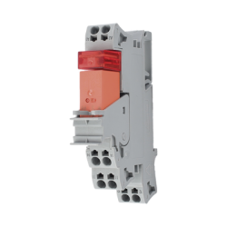 Módulo con Relé / 115V AC / 16A Permanente / 1 Inversor / LED Rojo / Push-in CAGE CLAMP® / Montaje Carril DIN / IP20