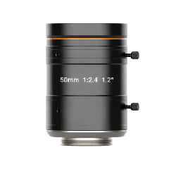 Lente FA Máquina Visión / 25 Megapíxeles / Distancia Focal 50 mm / Apertura F2.4-F16 / Círculo Imagen 1.2" / Montura C / Res