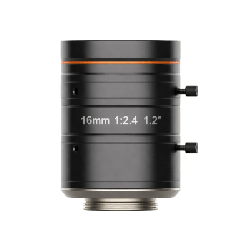 Lente FA para Machine Vision / 16 mm F2.4 / 25 Megapíxeles / Círculo de Imagen 1.2" / Montura C / Distorsión 0.07% / Compatib