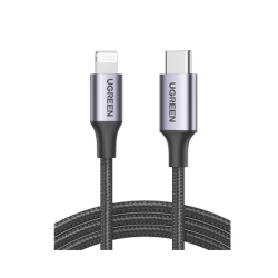 Cable USB-C a Lightning | 1 Metro (3.28 Pies) | Certificado MFi | Carga Rápida 60W | 480 Mbps | Conector C94 | Adecuado para iP