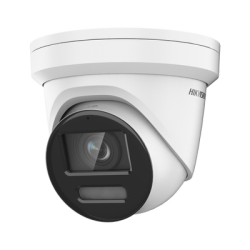 Turret IP 8 Megapixel / Imagen a color 24/7 / Lente 2.8 mm / Micrófono Integrado /Luz Blanca 40 mts / Exterior IP67 / Micrófon