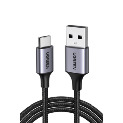 Cable USB-A a USB-C | 1 Metro (3.28 Pies) | Transferencia de Datos de 480 Mbps | Carga Rápida | QC 4.0/3.0/2.0 | FPC | AFC | Pr