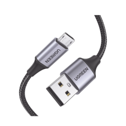 Cable USB-A a Micro USB | 1 Metro (3.28 Pies) | Carga Rápida | QC 3.0/2.0 | FPC | AFC | Transferencia de Datos de 480 Mbps | Re