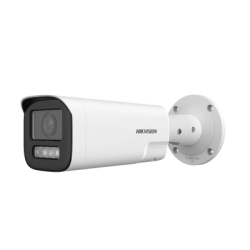 Bala IP 4 Megapíxel / Lente Mot. 2.8 a 12 mm / Dual Light (50 mts IR + 50 mts Luz Blanca) / ACUSENSE Lite / Audio de Dos Vías 