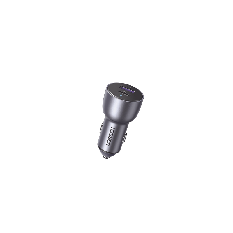 Cargador de Auto 52.5W | Puerto USB-A y USB-C | Carga Rápida | Compatible con Vehículos de 12 y 24 VCD | PD3.0 + QC3.0 | Chip 