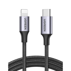 Cable USB-C a Lightning | 2 Metros (6.56 Pies) | Certificado MFi | Carga Rápida 60W | 480 Mbps | Conector C94 | Adecuado para i