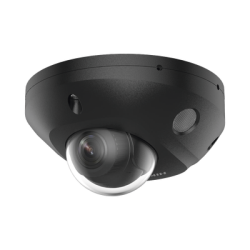 [Dual Light + 2 Micrófonos Integrados] Mini Domo IP 4 Megapixel / Color Negro / Lente 2.8 mm / 30 mts Luz Blanca + 30 mts IR / 