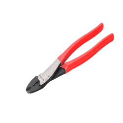 Pinza de 9.5" para cortar y crimpar ( ponchar ) terminales Aislados y No aislados