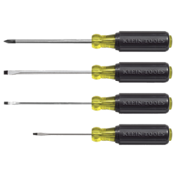 Juego de desarmadores miniatura de punta ranurada y Phillips de 4 piezas