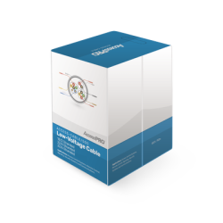 Bobina de 152 Metros (500 Pies) de Cable Compuesto de, 6 y 4 Conductores Calibre 22 y 2 Conductores Calibre 18, para Aplicacione