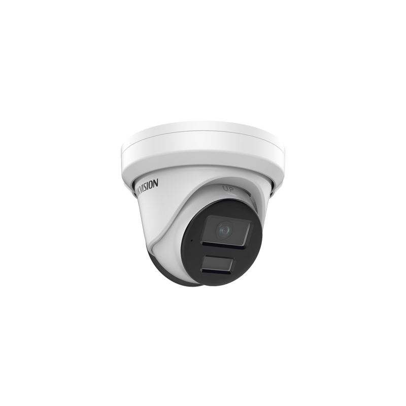 Turret IP 4 Megapixel / Lente 2.8 mm / 40 mts IR / Exterior IP67 / DARKFIGHTER / Audio y Alarma I/O / PoE / ONVIF / Micro SD / 4