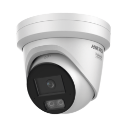 [Dual Light + ColorVu 3.0 + HikAI] Turret IP 8 Megapixel / Lente 2.8 mm / 30 mts IR + Luz Blanca / 2 Microfonos Integrados / Ext