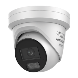 [Dual Light + ColorVu 3.0 + HikAI] Turret IP 8 Megapixel / Lente 2.8 mm / 30 mts IR + Luz Blanca / 2 Microfonos Integrados / Ext