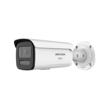 [Dual Light + ColorVu 3.0 + HikAI] Bala IP 6 Megapixel / Lente 4 mm / 60 mts IR + Luz Blanca / Exterior IP67 / WDR 130 dB / ACUS