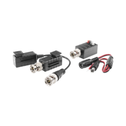 Kit de TRANSCEPTORES DE VIDEO DE LARGO ALCANCE / 320 Metros / Resolución 720P y 1080P / Cat 5e/6 / Compatible con cámaras HD-T