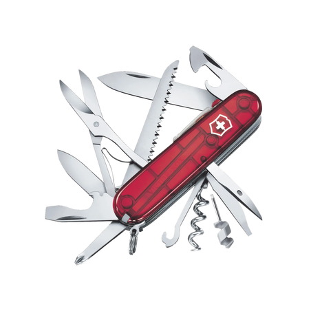 Navaja Victorinox de Bolsillo Mediana Huntsman Lite de 21 Funciones con Luz LED